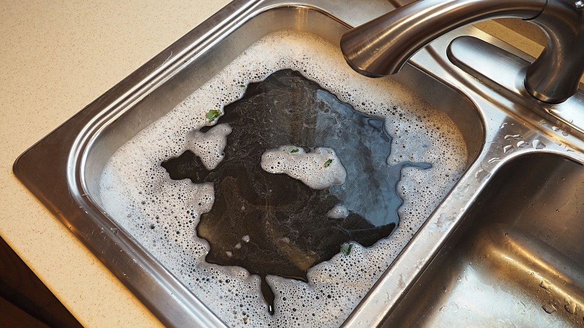 Fixing a clogged sink