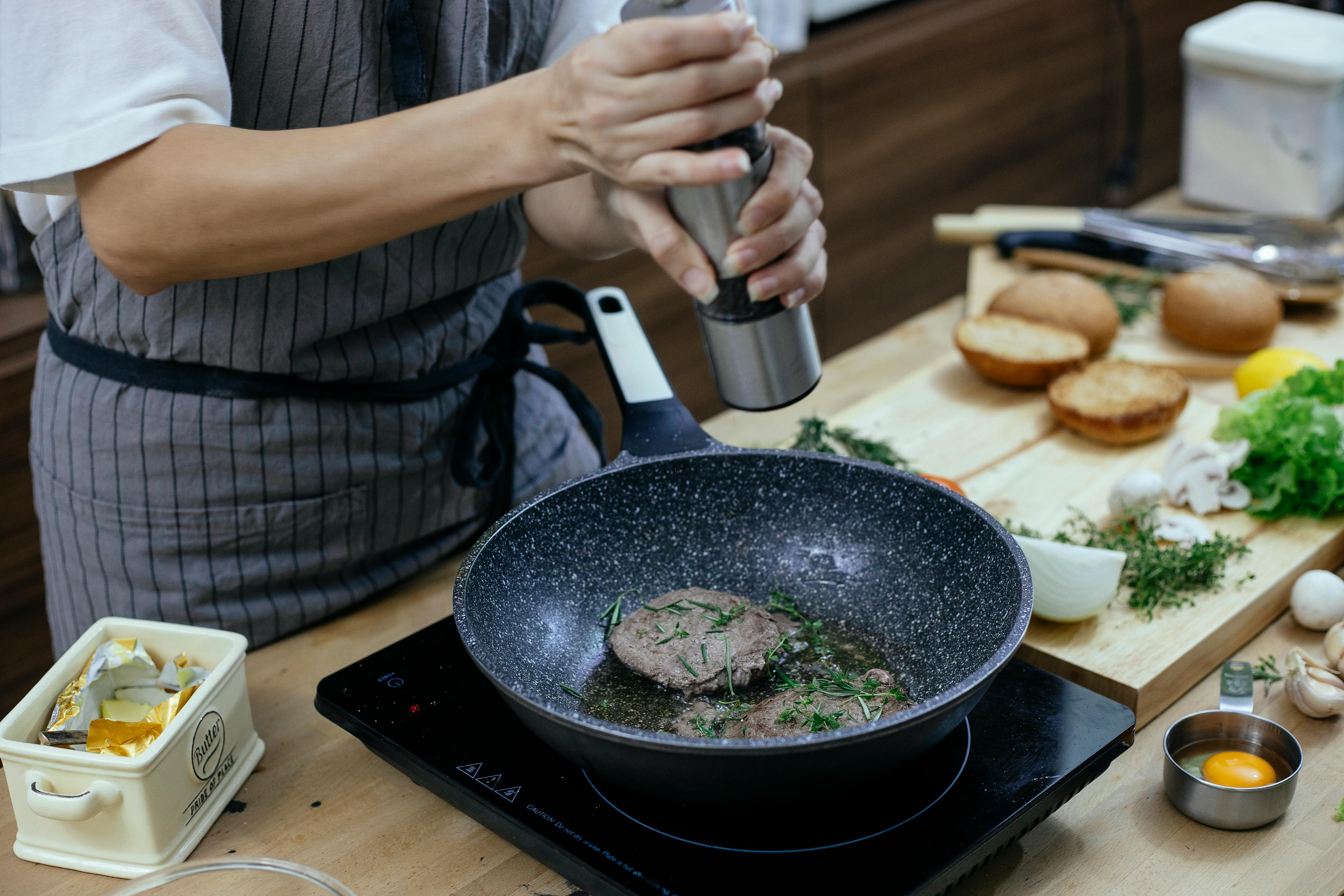 Juicy Burgers from Air Fryer